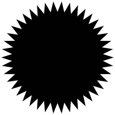 Yıldız patlaması, güneş patlaması fiyat etiketi, boş, boş alan etiketi. Fiyat flaş düğmesi, iğne şekli