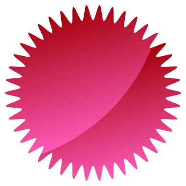 Yıldız patlaması, güneş patlaması fiyat etiketi, boş, boş alan etiketi. Fiyat flaş düğmesi, iğne şekli