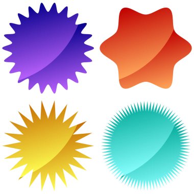 Çıkartma, etiket, rozet, ağ, vektör illüstrasyonu