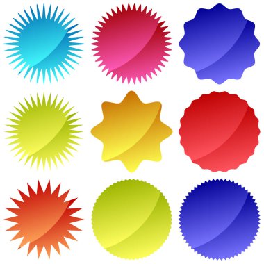 vektör etiketleri kümesi