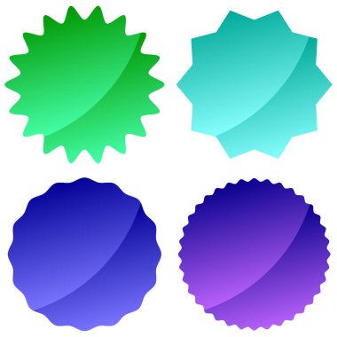 vektör etiketleri kümesi