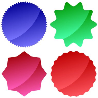 vektör etiketleri kümesi