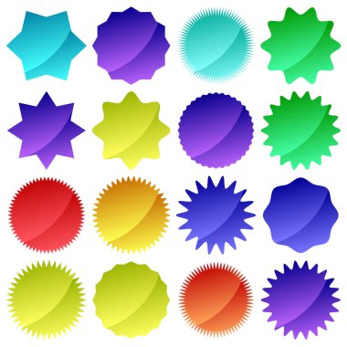 Tasarımınız için vektör düğmeleri