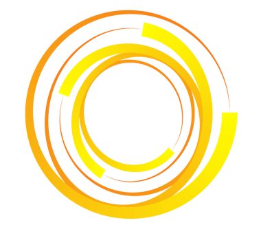 Geometrik ve soyut çember, dairesel vektör tasarım elemanı. - hisse senedi vektörleri, klip-sanat grafikleri