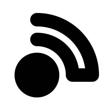 Kablosuz, kablosuz sinyal, internet, kablosuz şekil simgesi, sembol - stok vektör çizimi, klip- sanat grafikleri