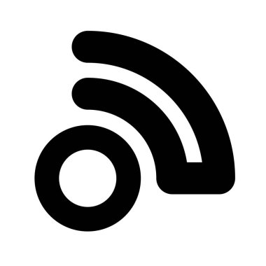 Kablosuz, kablosuz sinyal, internet, kablosuz şekil simgesi, sembol - stok vektör çizimi, klip- sanat grafikleri