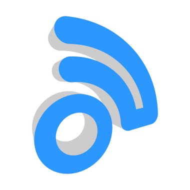 Kablosuz, kablosuz sinyal, internet, kablosuz şekil simgesi, sembol - stok vektör çizimi, klip- sanat grafikleri