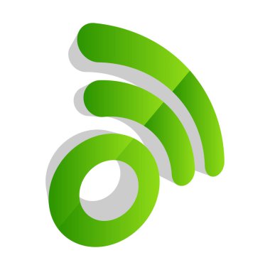 Kablosuz, kablosuz sinyal, internet, kablosuz şekil simgesi, sembol - stok vektör çizimi, klip- sanat grafikleri