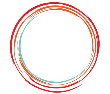 Spiral, girdap, girdap ve girdap soyut vektör tasarım elementi - stok vektör illüstrasyonu, klip- sanat grafikleri