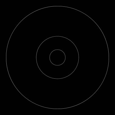 Soyut rastgele daireler geometrik dairesel öge