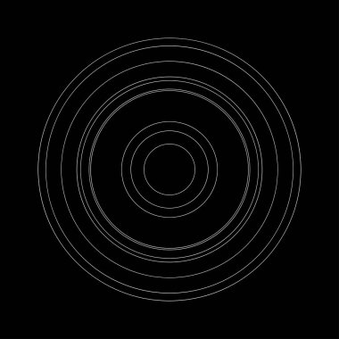 Soyut rastgele daireler geometrik dairesel öge