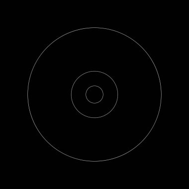 Soyut rastgele daireler geometrik dairesel öge