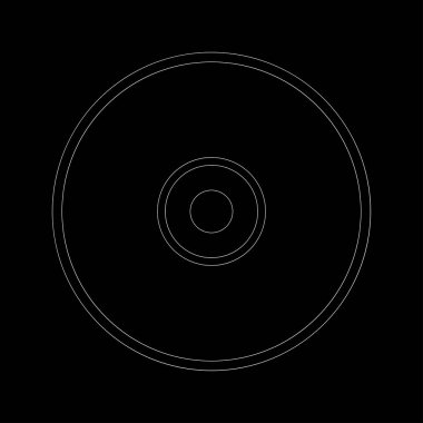 Soyut rastgele daireler geometrik dairesel öge