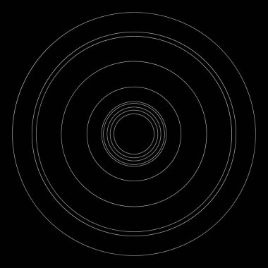 Soyut rastgele daireler geometrik dairesel öge