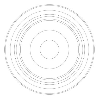 Soyut rastgele daireler geometrik dairesel öge