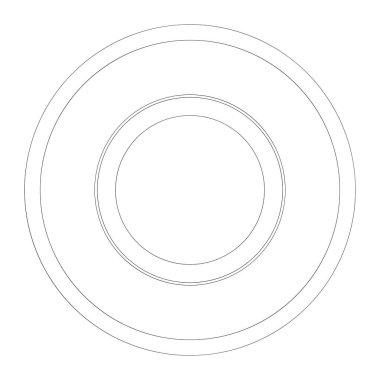 Soyut rastgele daireler geometrik dairesel öge