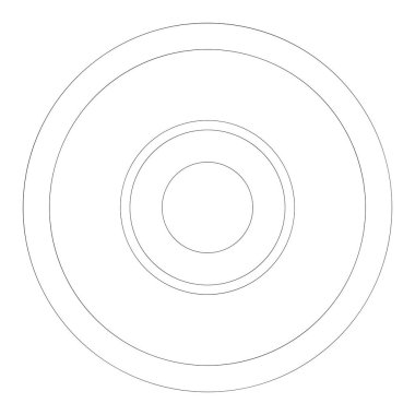 Soyut rastgele daireler geometrik dairesel öge