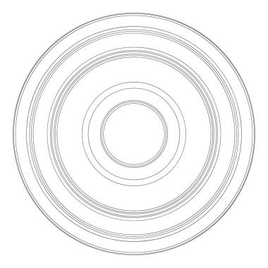 Soyut rastgele daireler geometrik dairesel öge