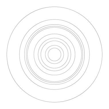 Soyut rastgele daireler geometrik dairesel öge