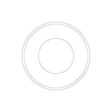 Soyut rastgele daireler geometrik dairesel öge