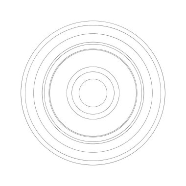 Soyut rastgele daireler geometrik dairesel öge