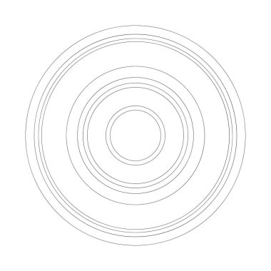 Soyut rastgele daireler geometrik dairesel öge