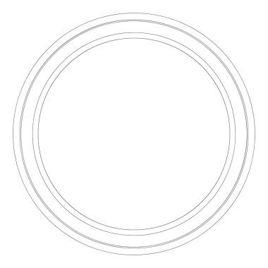 Soyut rastgele daireler geometrik dairesel öge