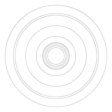 Soyut rastgele daireler geometrik dairesel öge