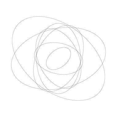 Soyut rastgele daireler geometrik dairesel öge