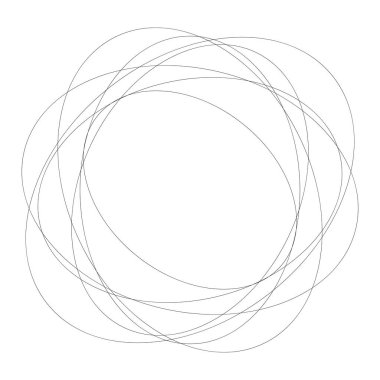 Soyut rastgele daireler geometrik dairesel öge