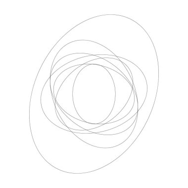 Soyut rastgele daireler geometrik dairesel öge