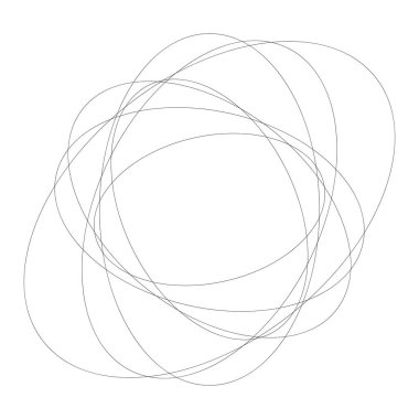 Soyut rastgele daireler geometrik dairesel öge
