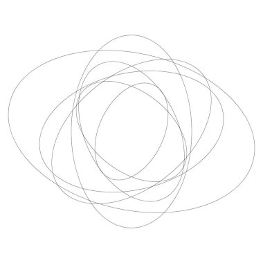 Soyut rastgele daireler geometrik dairesel öge