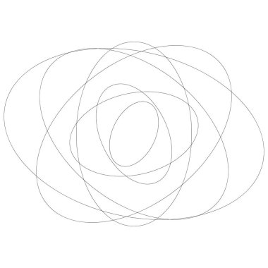 Soyut rastgele daireler geometrik dairesel öge