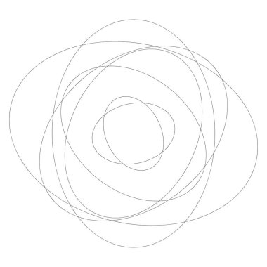 Soyut rastgele daireler geometrik dairesel öge