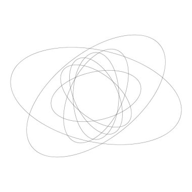 Soyut rastgele daireler geometrik dairesel öge