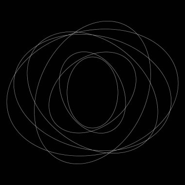 Soyut rastgele daireler geometrik dairesel öge