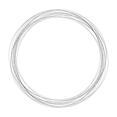 Soyut rastgele daireler geometrik dairesel öge