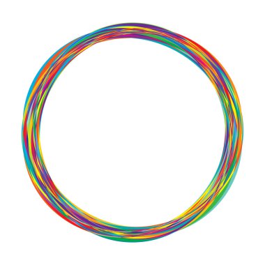 Soyut rastgele daireler geometrik dairesel öge