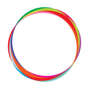 Soyut rastgele daireler geometrik dairesel öge