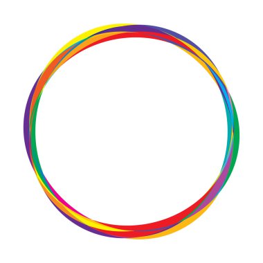 Soyut rastgele daireler geometrik dairesel öge