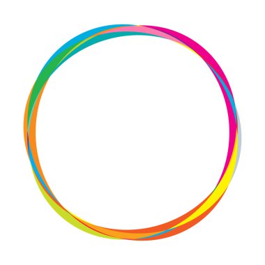 Soyut rastgele daireler geometrik dairesel öge