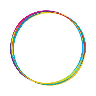 Soyut rastgele daireler geometrik dairesel öge