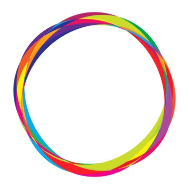 Soyut rastgele daireler geometrik dairesel öge