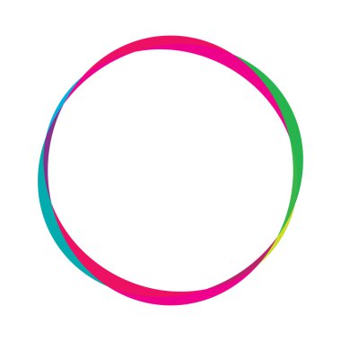 Soyut rastgele daireler geometrik dairesel öge