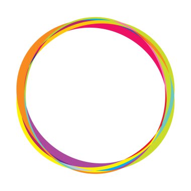 Soyut rastgele daireler geometrik dairesel öge