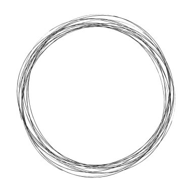 Soyut rastgele daireler geometrik dairesel öge