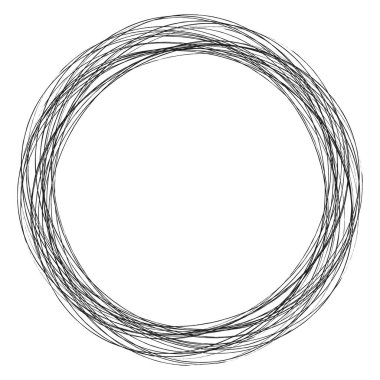 Soyut rastgele daireler geometrik dairesel öge