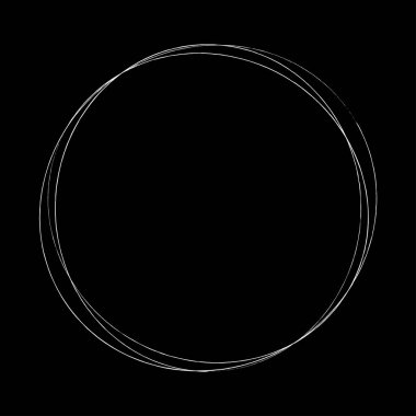 Soyut rastgele daireler geometrik dairesel grungy, desenli boya fırçası, fırça etkisi tasarım elementi