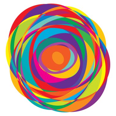 Soyut rastgele daireler geometrik dairesel öge